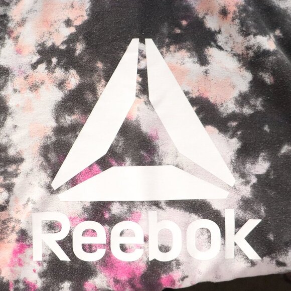 Reebok Women's Sz Lrg Tie Dye All Day Cropped Pullover Activewear Sweater - Picture 5 of 10